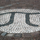 Un mosaico con el símbolo de Pi en Alemania.